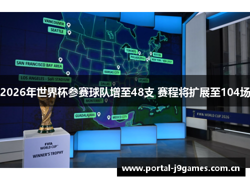 2026年世界杯参赛球队增至48支 赛程将扩展至104场 2026年世界杯参赛球队增至48支 赛程将扩展至104场